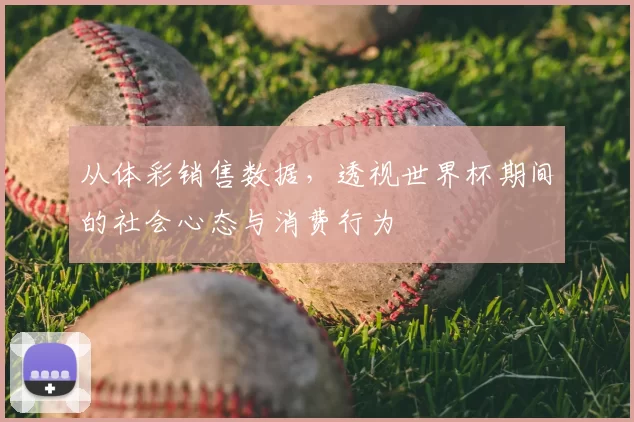 从体彩销售数据,透视世界杯期间的社会心态与消费行为